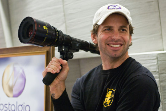 Zack Snyder on set